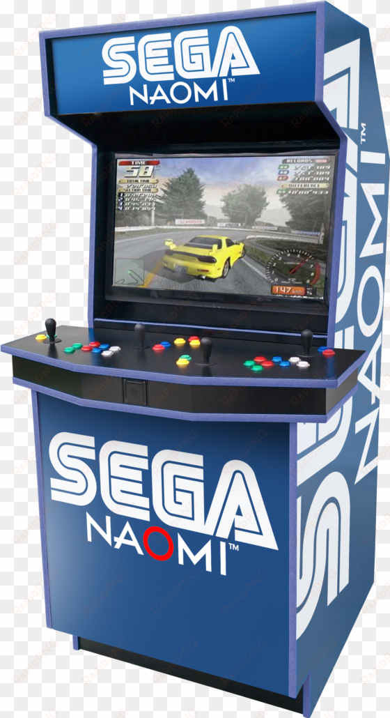 sega naomi v1 - sega naomi 2 arcade cabinet