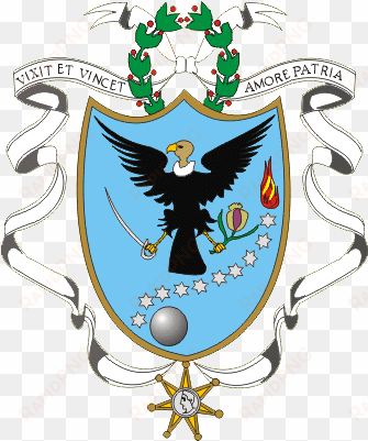 segundo escudo de la gran colombia, 1820-1821 - coat of arms of gran colombia