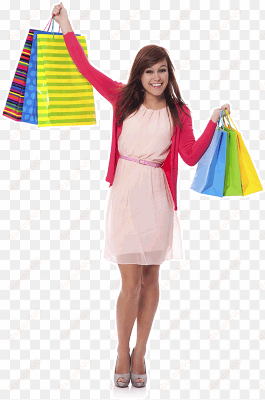 selling online - woman shopping bag png