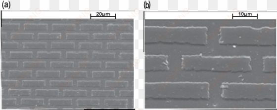 sem structures for brick and mortar pattern in keratin - brick