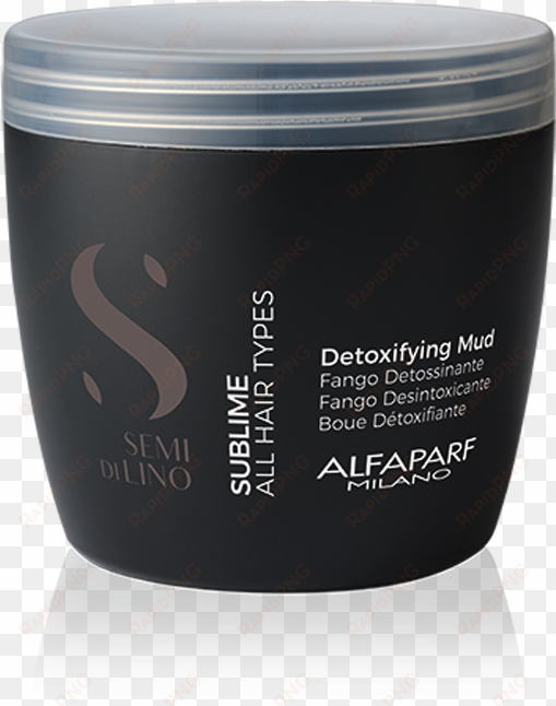 semi di lino sublime detoxifying mud - detoxifying mud alfaparf