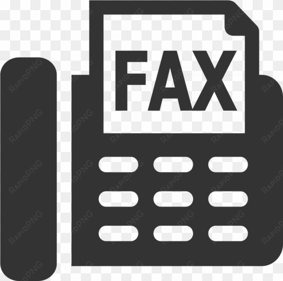 sending faxes - fax machine icon for email signature