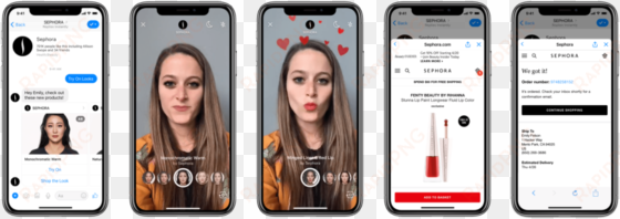 sephora facebook messenger augmented reality - ar camera effects for instagram