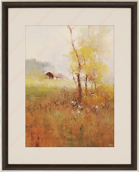 serene field - giclee painting: serene field, 61x46in.