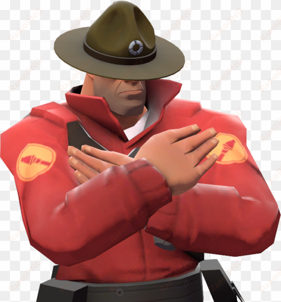 sergeant's drill hat - full metal jacket tf2