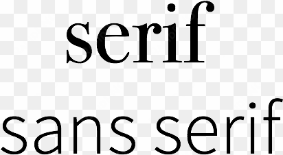 serif sans serif - sans serif font png