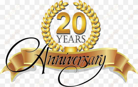 Service Advertising Clip Art - Service Anniversary 20 Years transparent png image