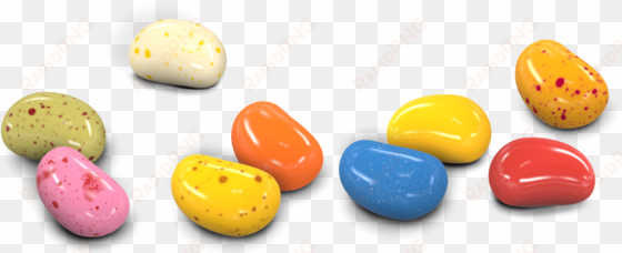 set of beans - jelly beans transparent