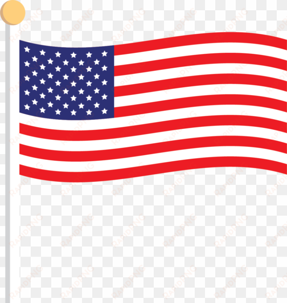 seven red alternating with six white representing the - british and american flag together