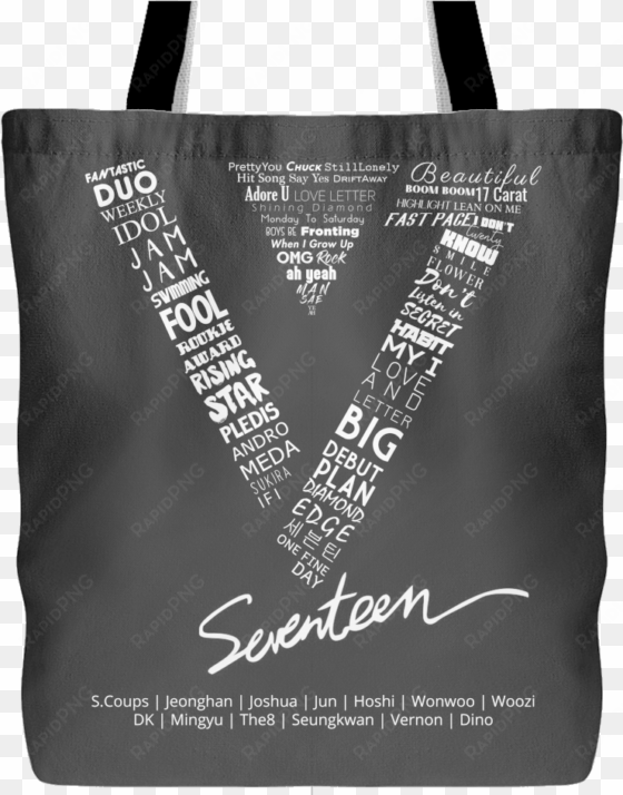 seventeen "logo" - tote bag