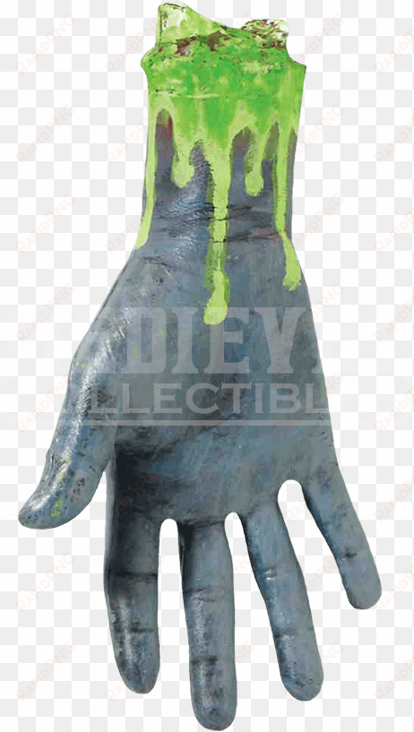 severed biohazard zombie hand - costume