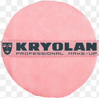 sewn premium powder puff, made of the finest european - kryolan in the philippines