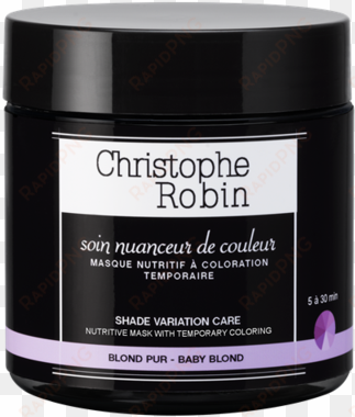 shade variation mask baby blonde - christophe robin shade variation care - baby blond