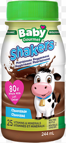 shakers - chocolate - baby gourmet