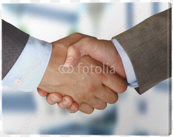 shaking hands with right hand