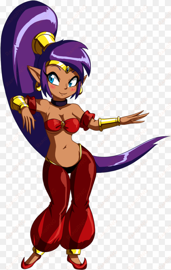 shantae half genie half human all cute by crovirus-d6lcgdo - shantae animated