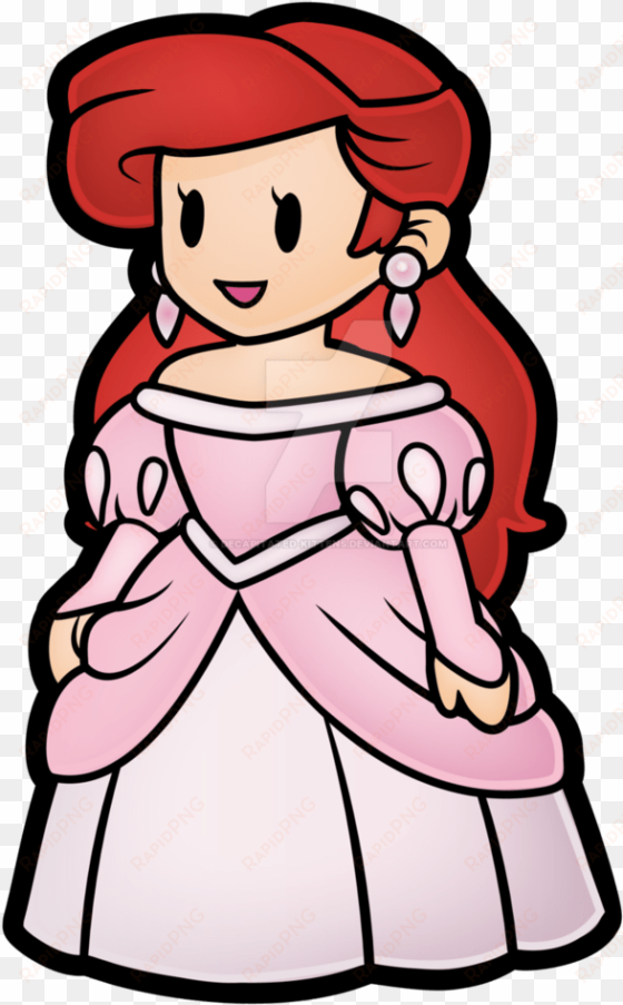 share on facebookshare on twitter - paper mario princess ariel