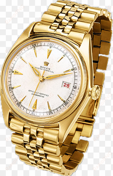 share this image - gold rolex watch png