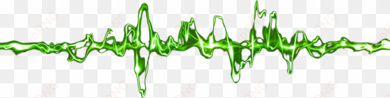 share this image - green sound waves png