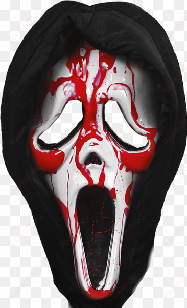 share this image - scream movie mask blood