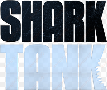 shark transparent tank - shark tank blue logo rectangle magnet