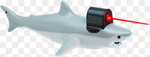 shark with laser beam