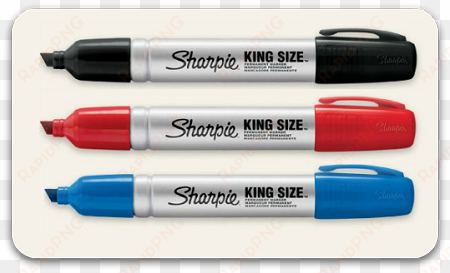 sharpie king size permanent marker, black, 12-pack