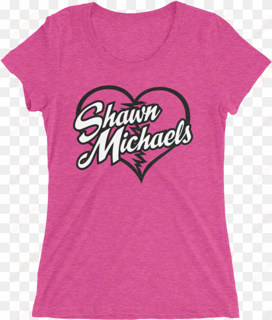 shawn michaels "classic" women's - official wwe shawn michaels hard back case