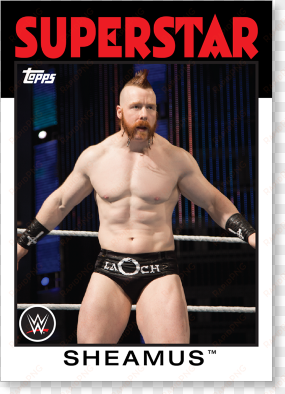 sheamus wwe heritage base poster png sheamus motivational - braun strowman signed card 2016 topps heritage wwe