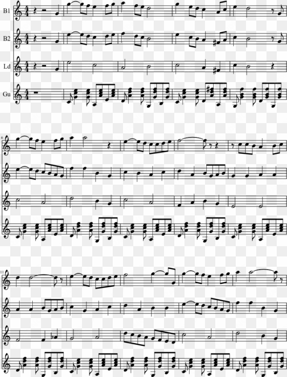 sheet music 1 of 5 pages - lost woods alto sax sheet music