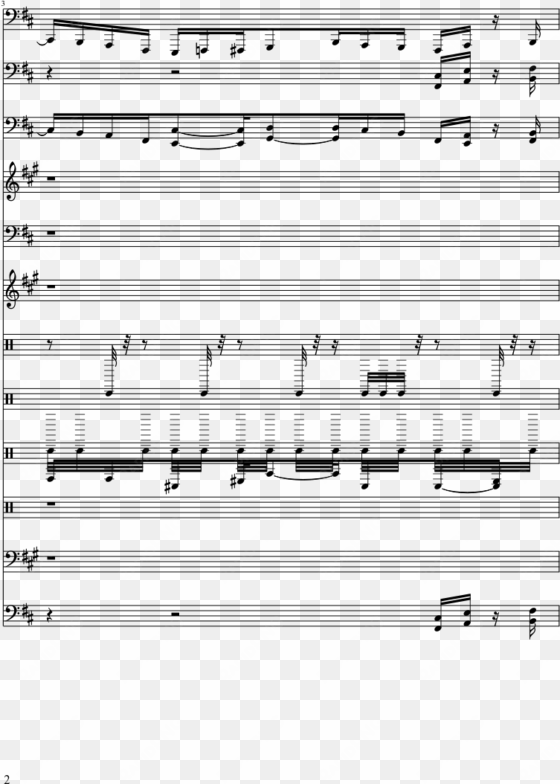 sheet music 2 of 22 pages - duke nukem piano sheet