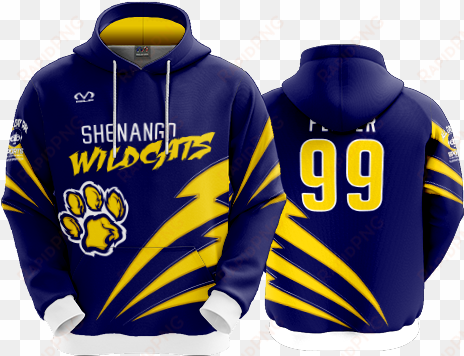 shenango wildcat claw marks hoody - claw