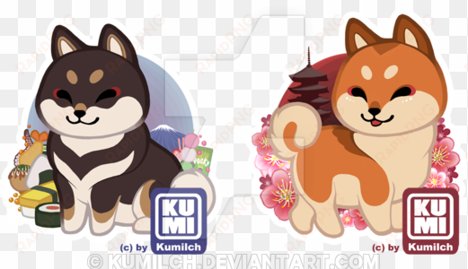 shiba inu badges by kumilch on deviantart picture - kawaii black shiba inu