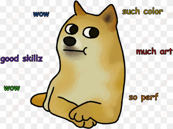 shibe doge by bananapistol-d6tpuql - simple doge drawing