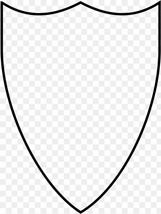 shield transparent outline - shield clipart black and white