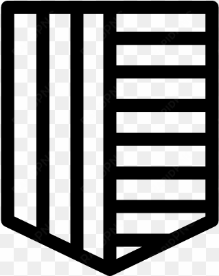 shield with vertical and horizontal stripes vector - horizontal and vertical stripes