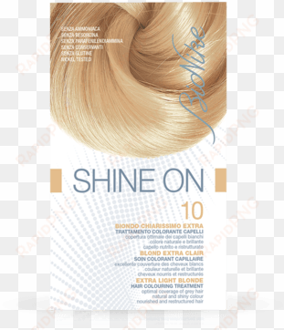 shine on 10 extra light blonde hair colouring treatment - bionike shine on treatment dyes hair light blonde 9