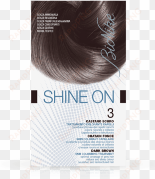 shine on 3 dark brown hair colouring treatment - bionike shine on 4.5