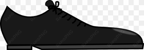 shoe clipart men's shoe - clip art black shoe