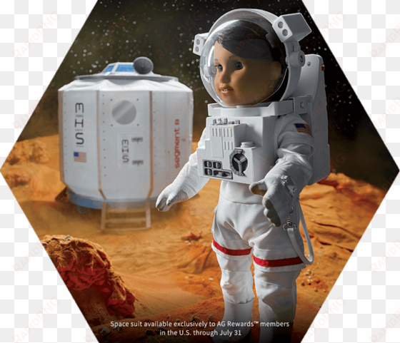 shop luciana's space suit - american girl 2018 doll of the year