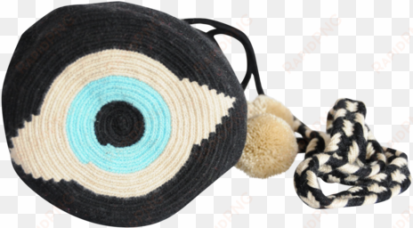 shop mariya mini evil eye mochila - knit cap