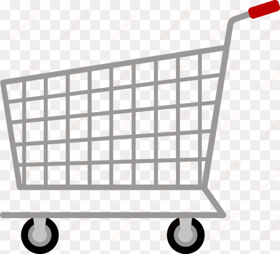 shopping cart png image - black and white shopping cart
