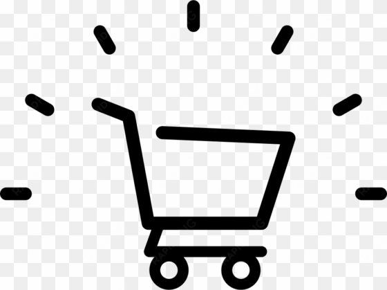 shopping cart sign - shopping cart empty icon