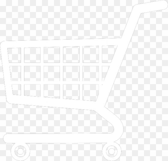 shopping cart white vector