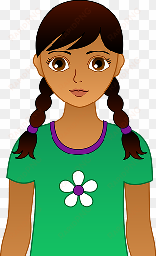 short story - the village - “ - indian village girl clipart