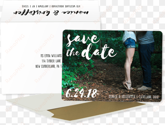 should you put a picture on your save the date in my - save the date