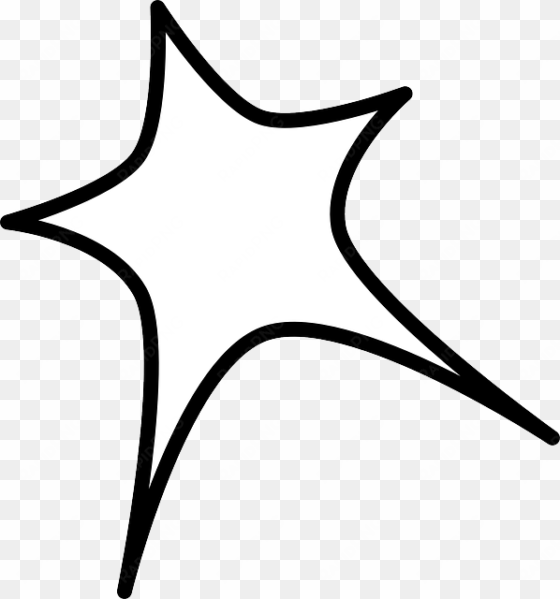 sign, black, outline, star, cartoon, sale, stars - funky star clipart