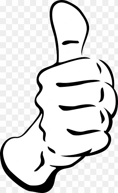 Sign, Hand, Cartoon, Thumb, Free, Plus, Thumbs, Like - Thumbs Up Clip Art transparent png image