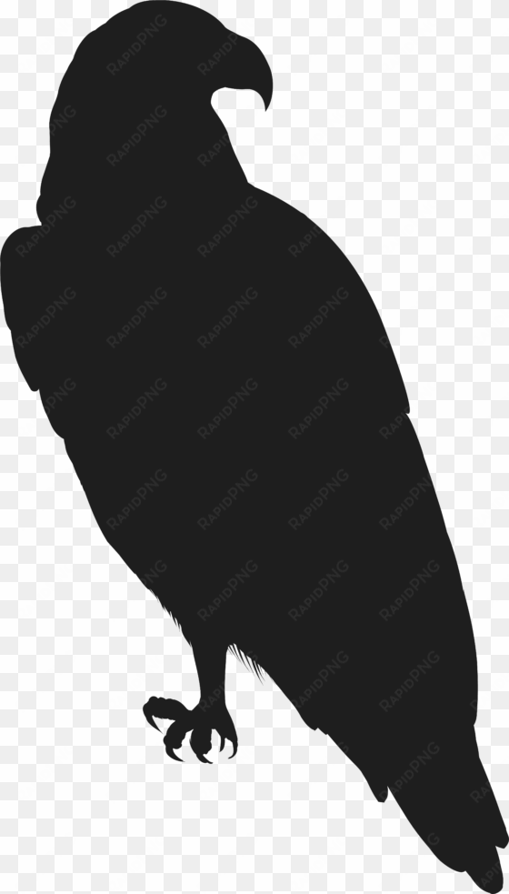 silhouette eagle png