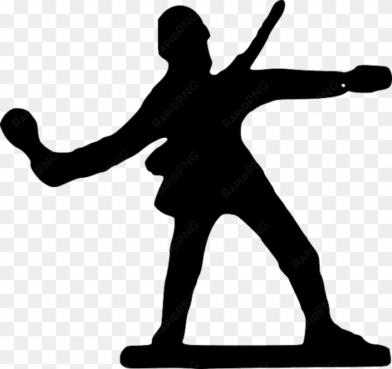 silhouette, grenade, stand, toy, bomb, soldier, throw - soldier throwing a grenade outline